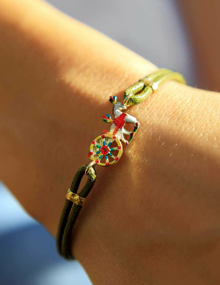Bracciale Carretto Siciliano Smaltato - Terra del Sole