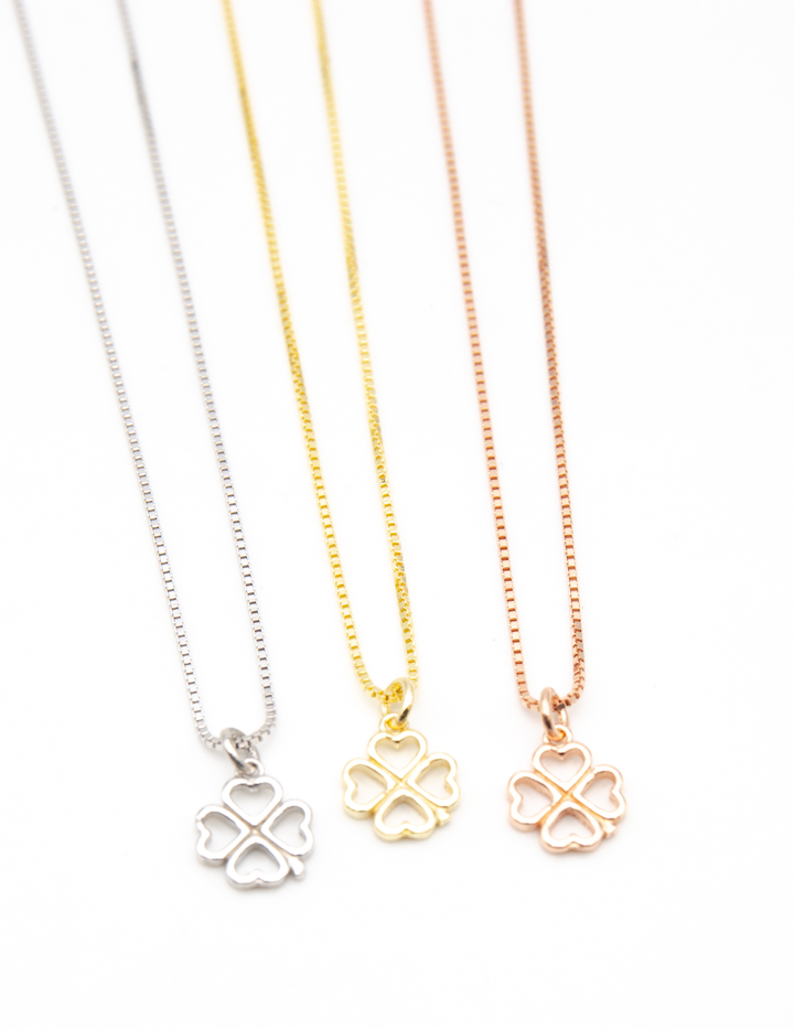 Collana Quadrifoglio Love