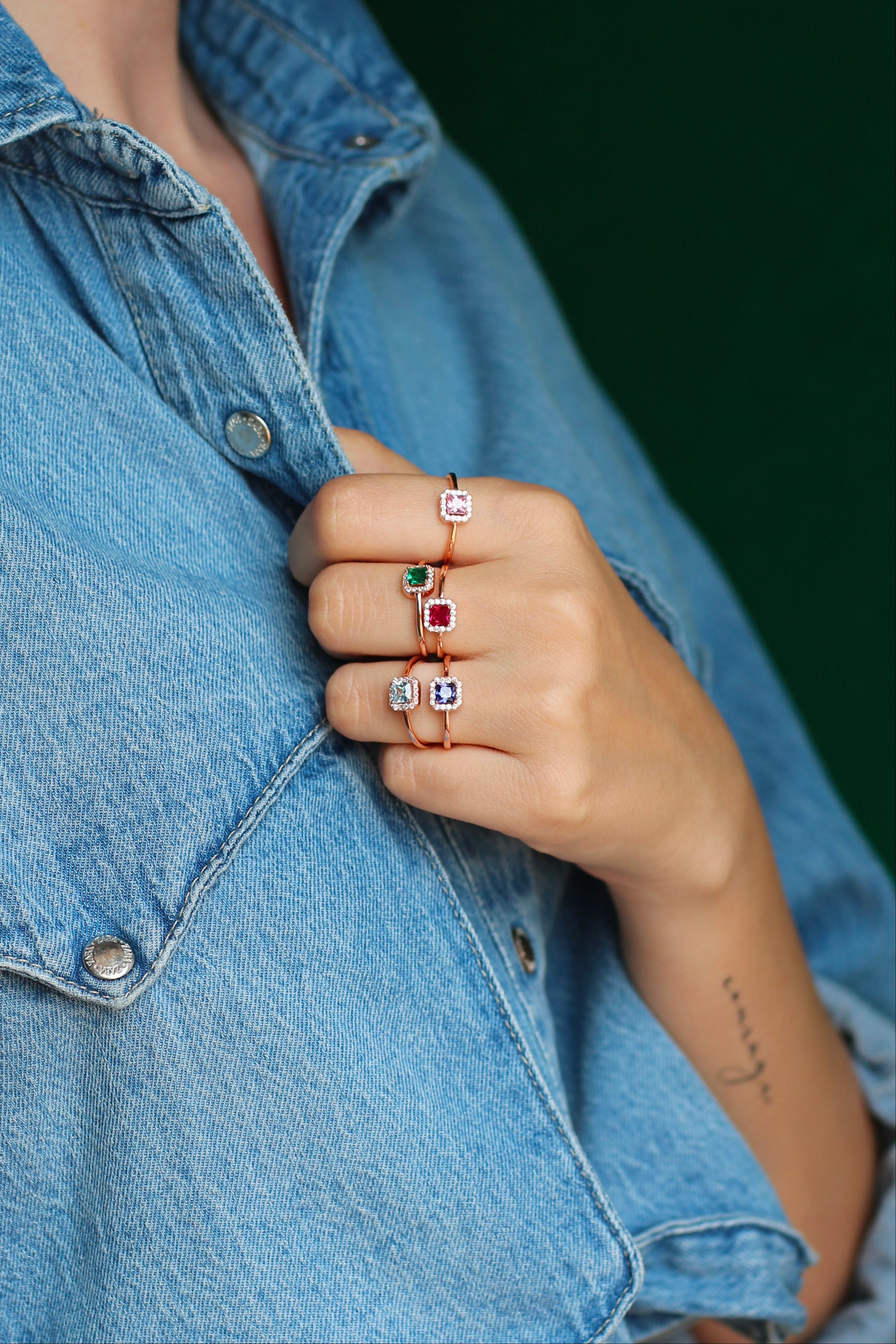 Anello Quadrotto Kate