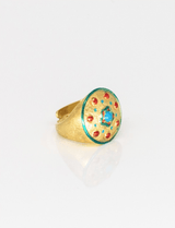 Anello Scudo Siciliano Smaltato - Terra del Sole