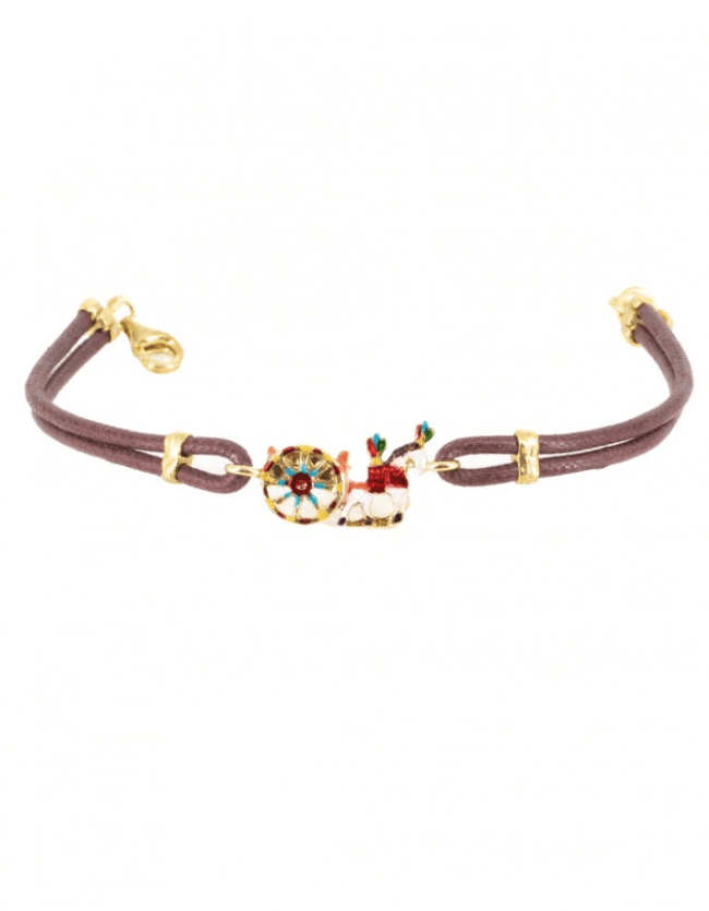 Bracciale Carretto Siciliano Smaltato - Terra del Sole