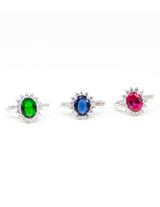 Anello Kate Argento Zirconi