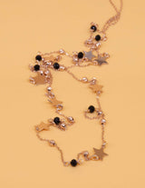 Collana Lunga Stelle e Onice