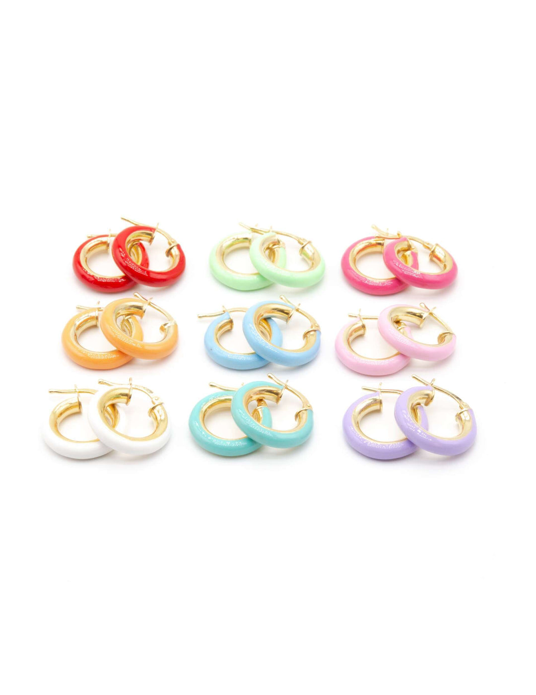 Cerchietti Hoops Smaltati