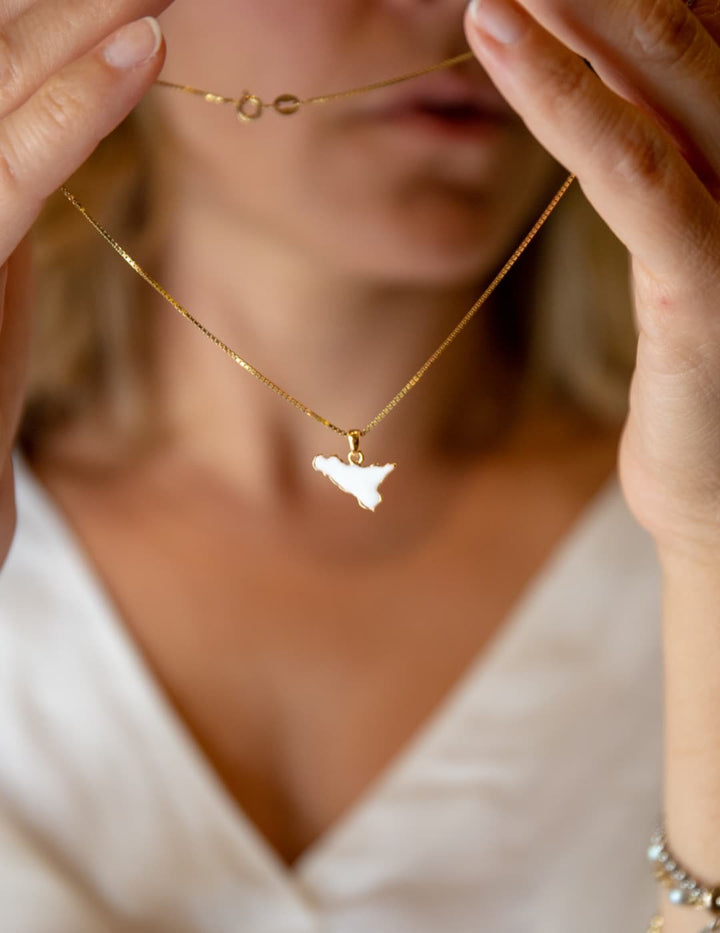 Collana Sicilia Smaltata