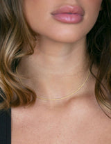 Collana Girocollo Filo Treccia