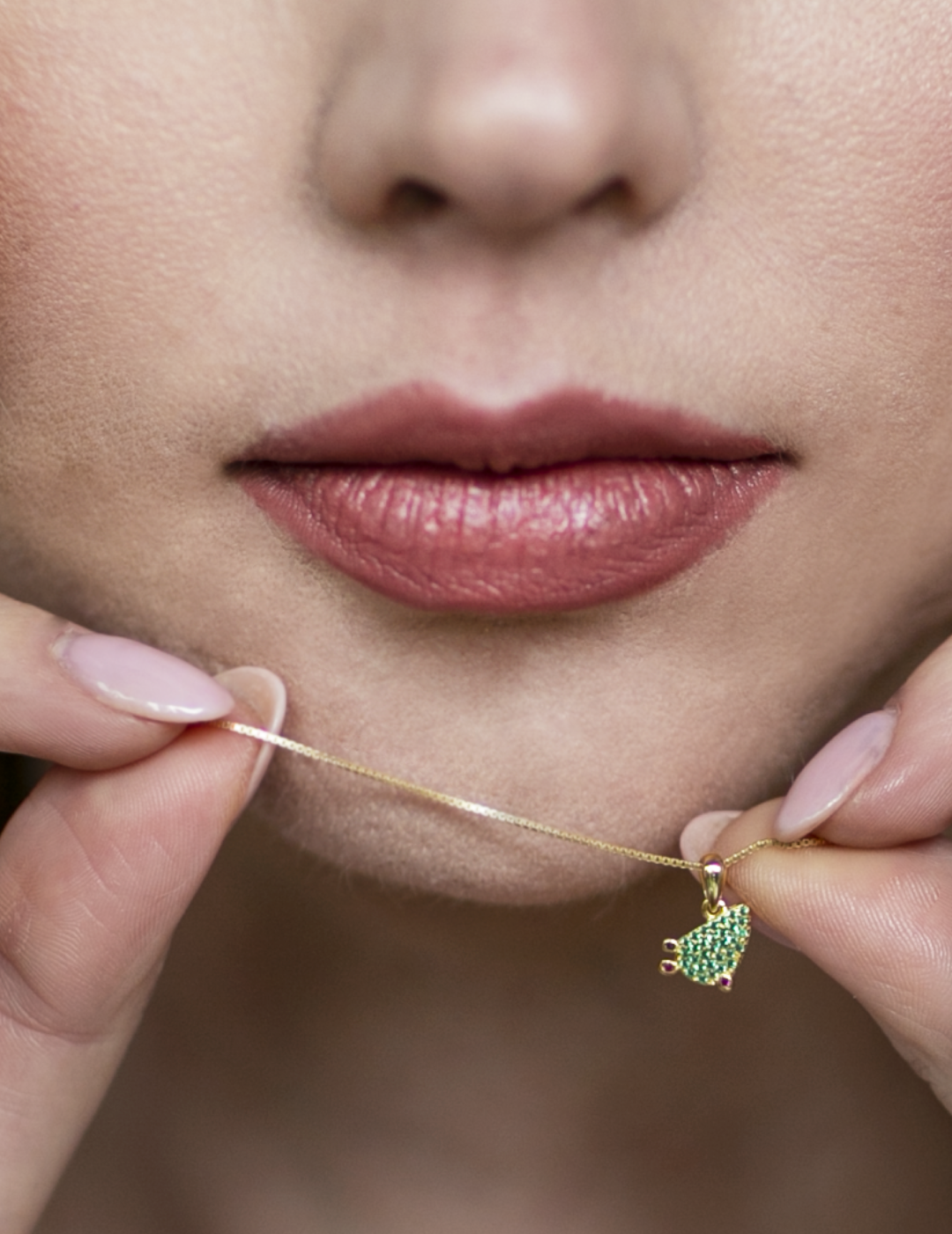 Collana Pala Fico D'India Zirconi Mini