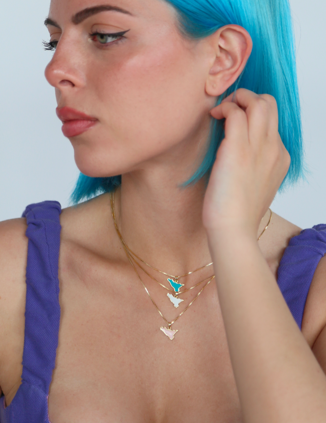 Collana Sicilia Smaltata