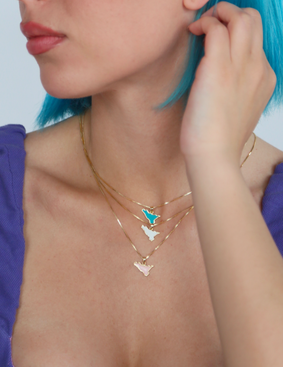 Collana Sicilia Smaltata