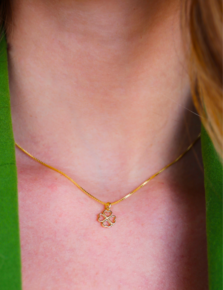 Collana Quadrifoglio Love