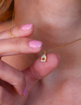 Collana Casetta Zirconi