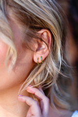 Cerchietti Micro Zirconati Verdi