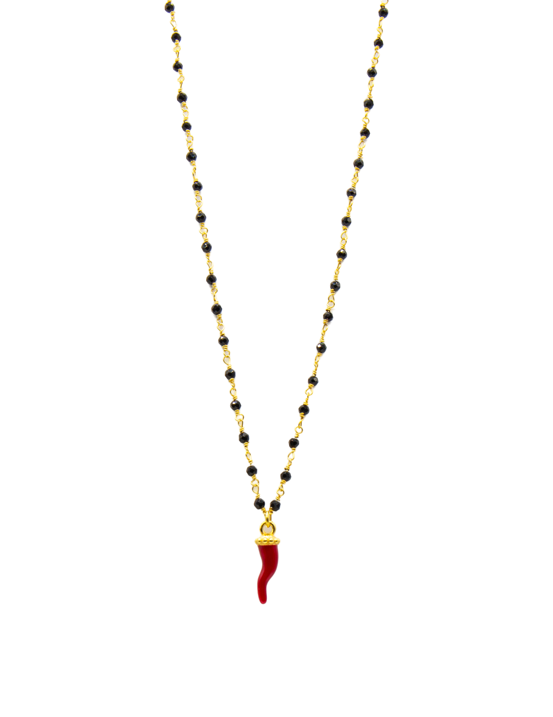 Collana Cornetto Peperoncino Fortunato Smaltato