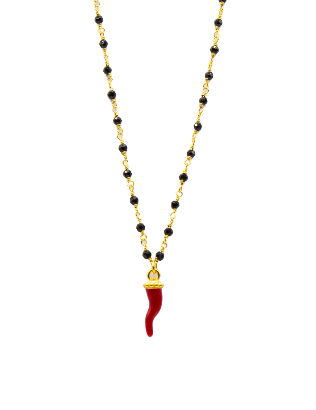 Collana Cornetto Peperoncino Fortunato Smaltato