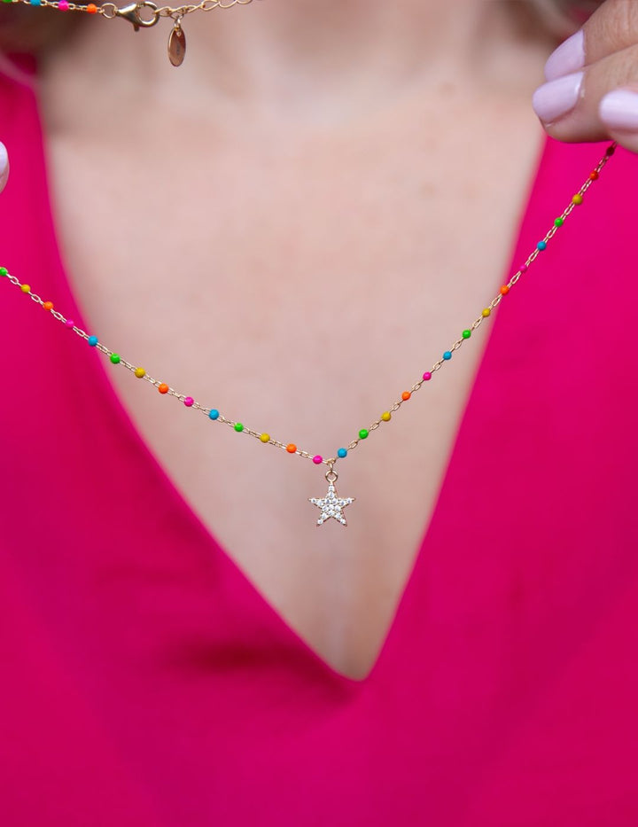Collana Multicolor Stella Lucente