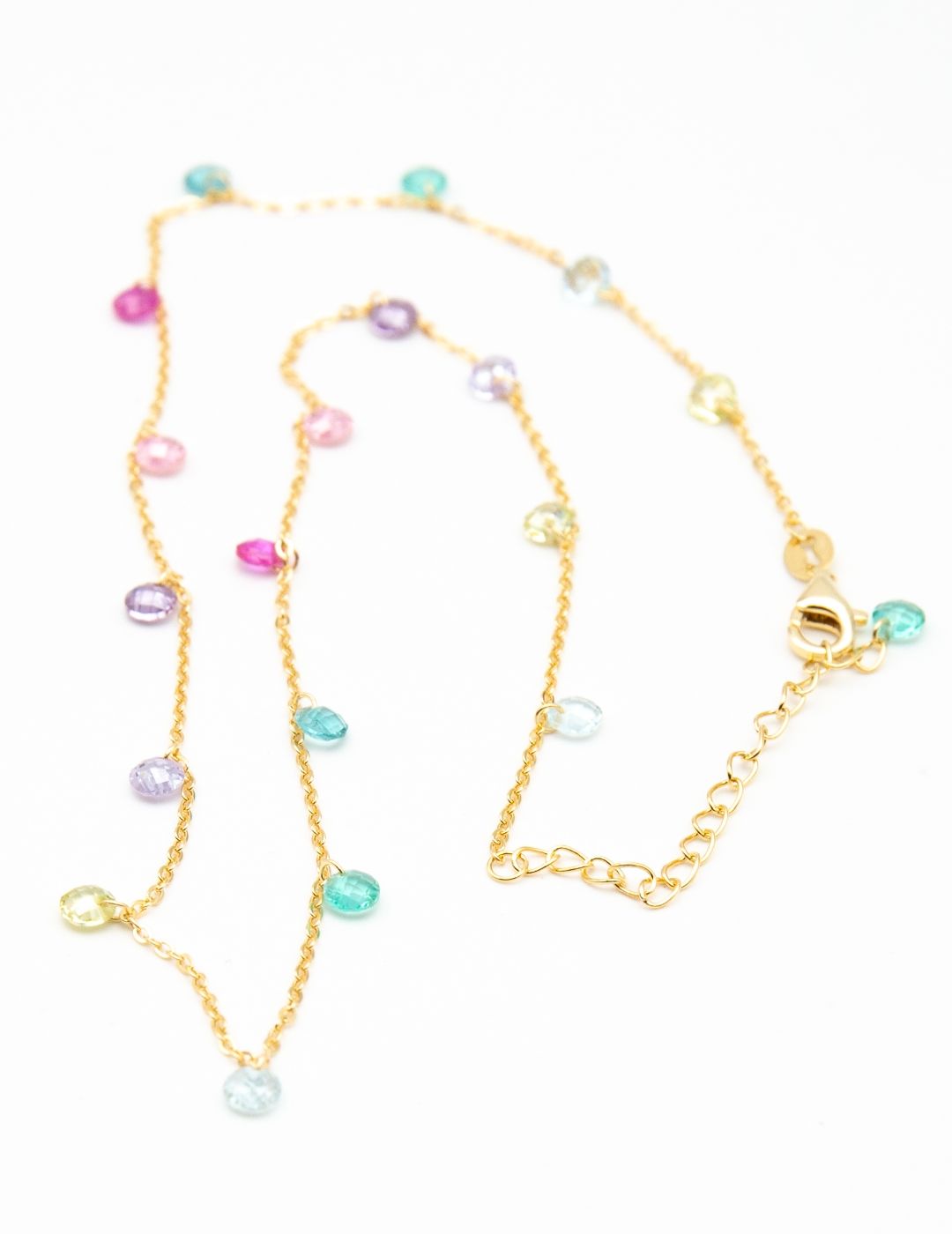 Collana Cristalli Multicolor