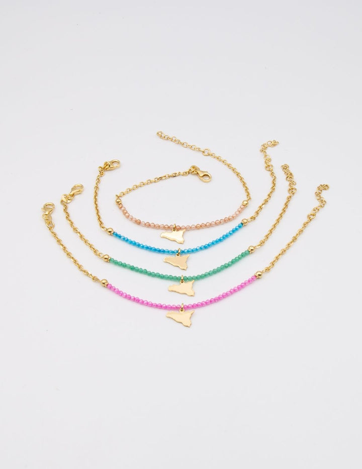 Bracciale Sicilia Mia Quarzi Colorati