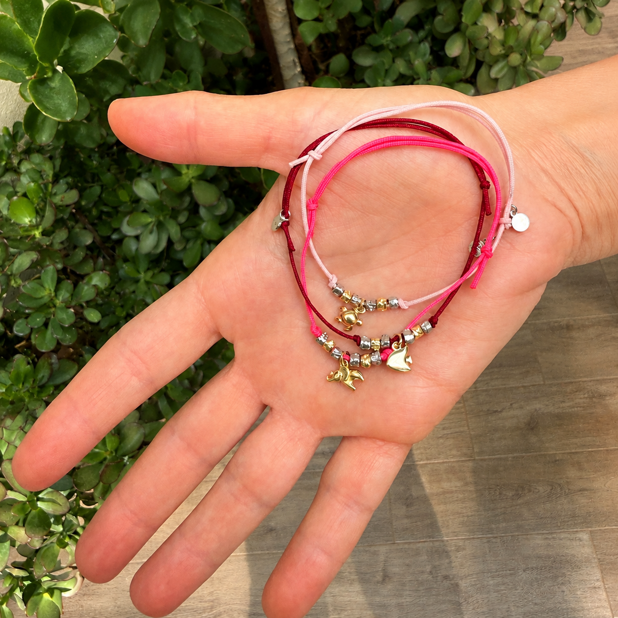 Bracciale Cordino Pepite