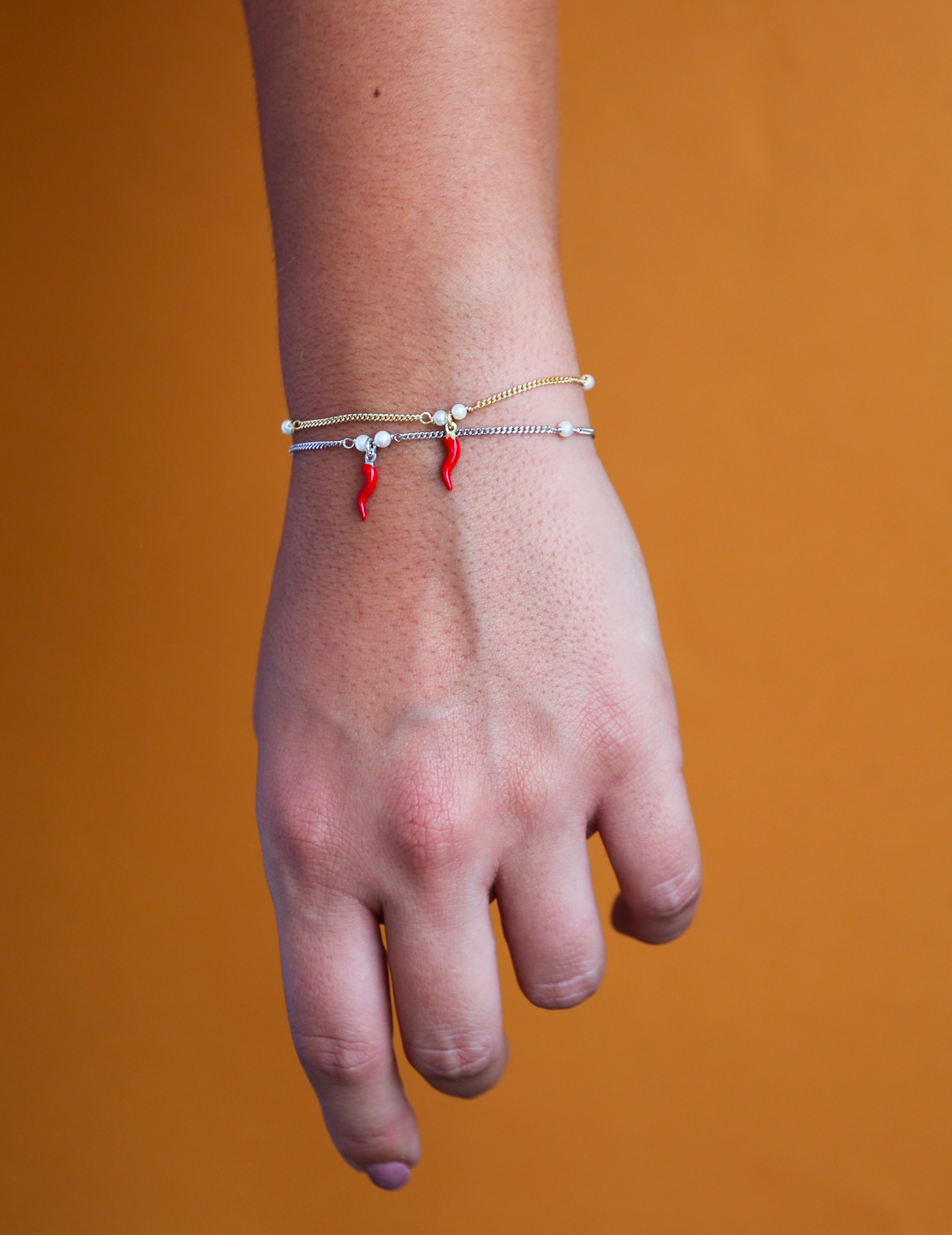 Bracciale Cornetto Perline