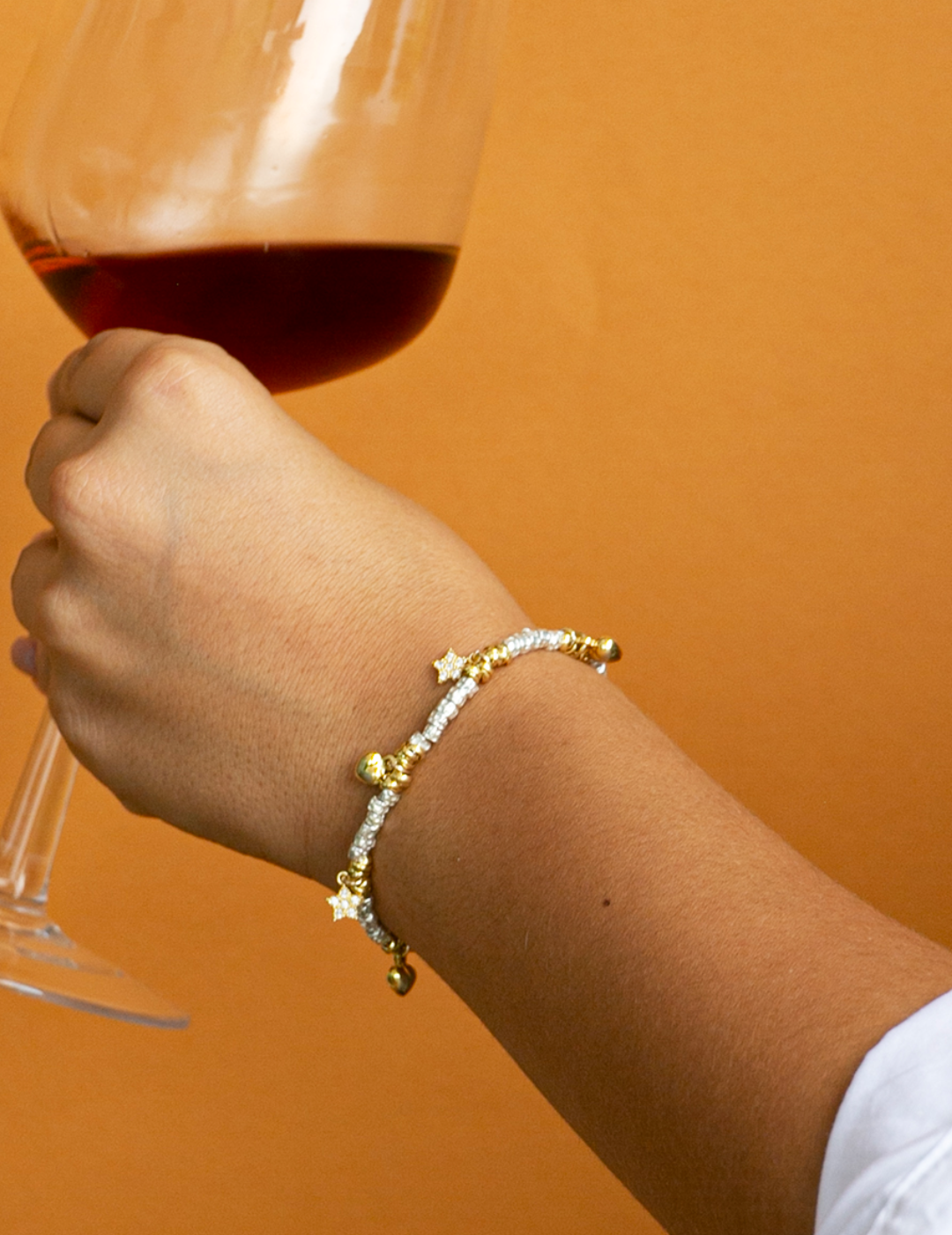 Bracciale Pepite Cuori Stelle