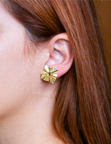 Orecchini Plissé Quadrati