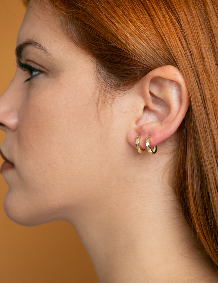 Cerchietti Geometrici Sfaccettati