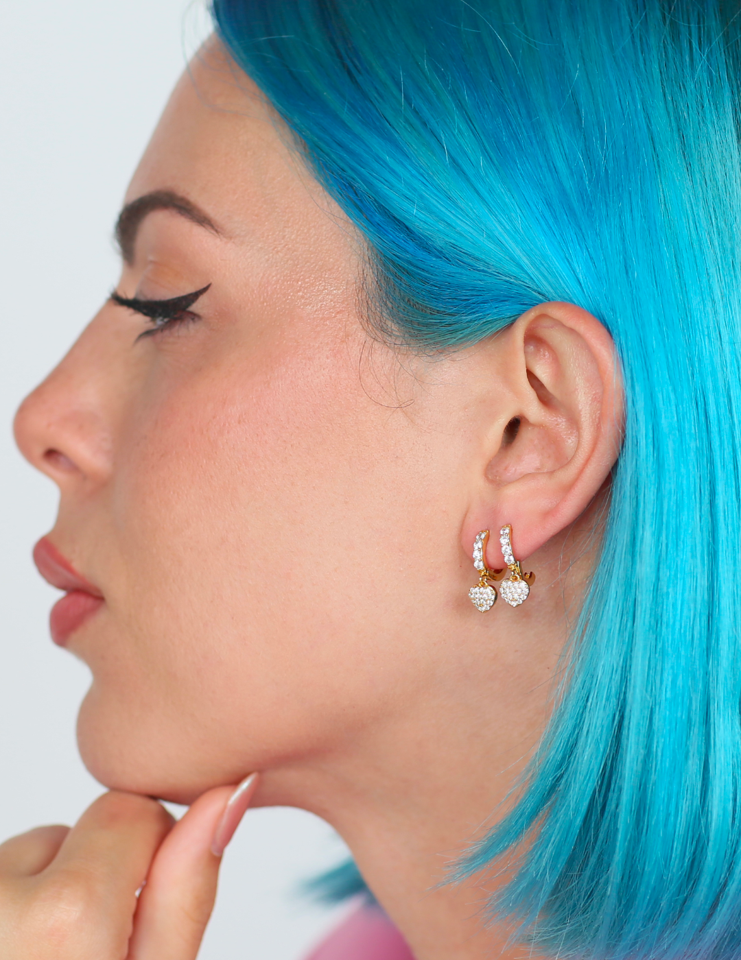 Cerchietti Micro Cuore Pendente