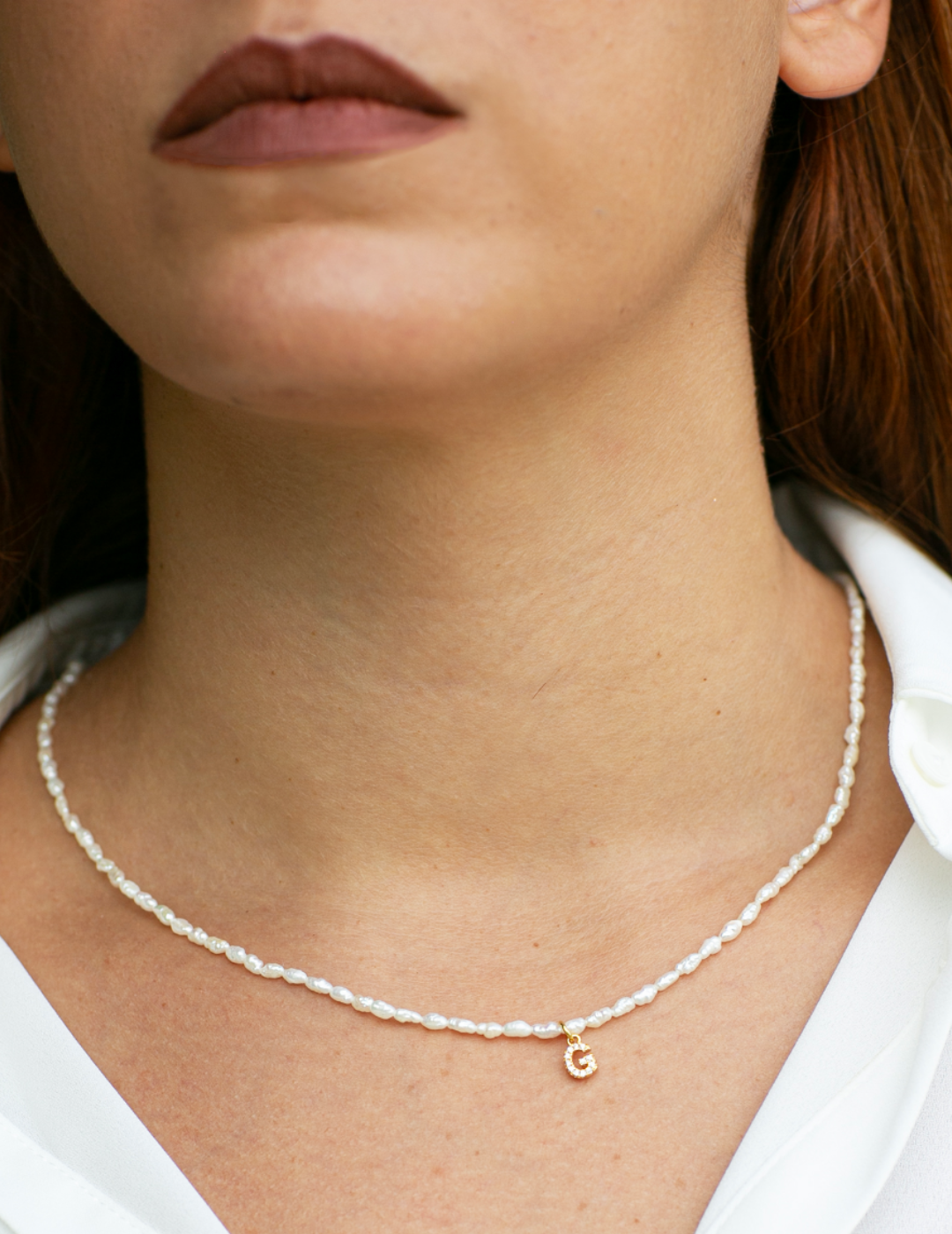 Collana Perline Iniziale