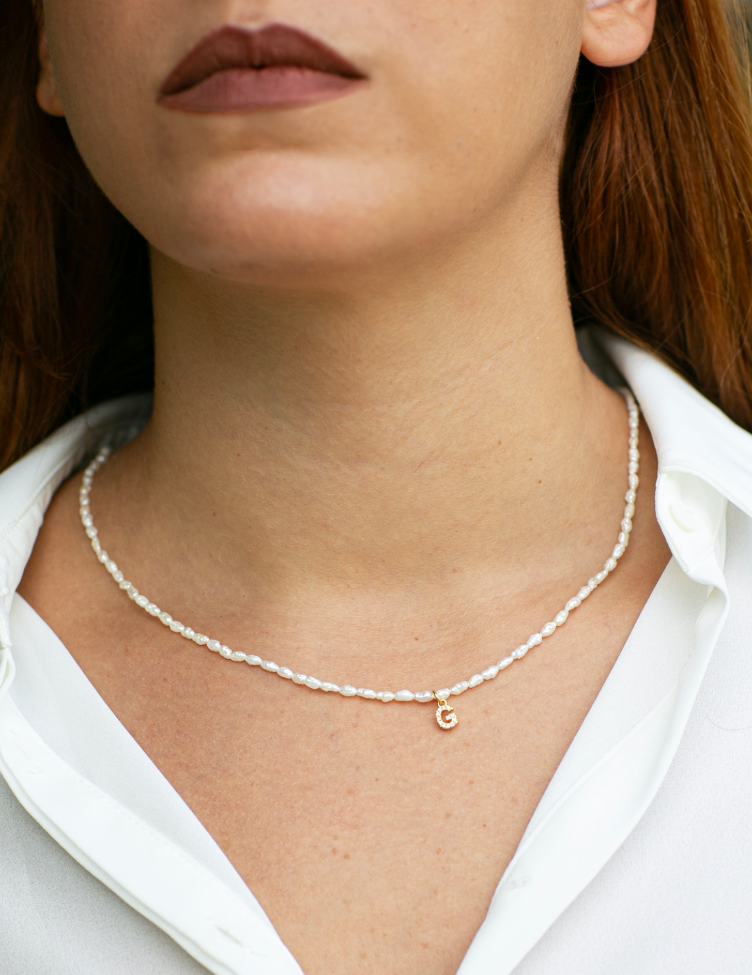 Collana Perline Iniziale