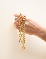 Bracciale Rolò Camelia Ottone Dorato